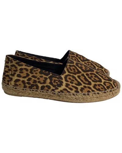 Saint Laurent Logo Print Canvas Flat