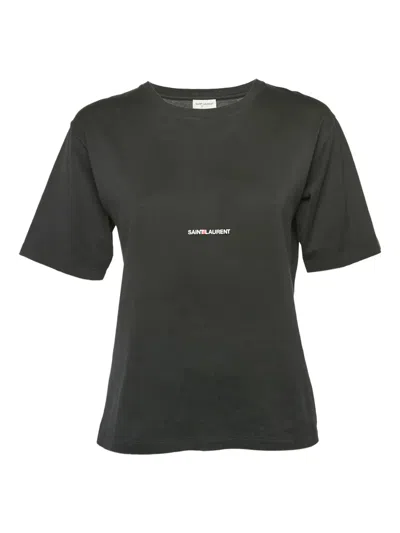Pre-owned Saint Laurent Logo-print Cotton T-shirt