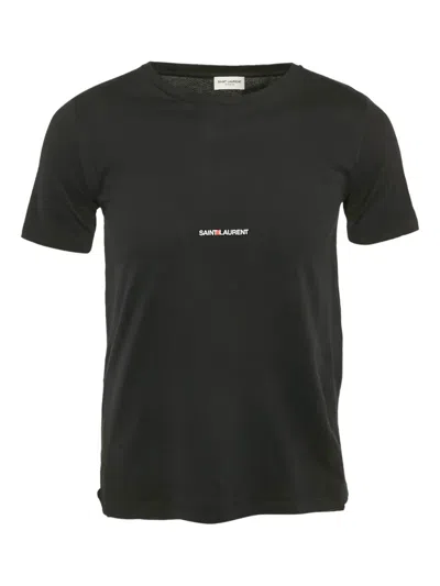 Pre-owned Saint Laurent Logo-print Cotton T-shirt