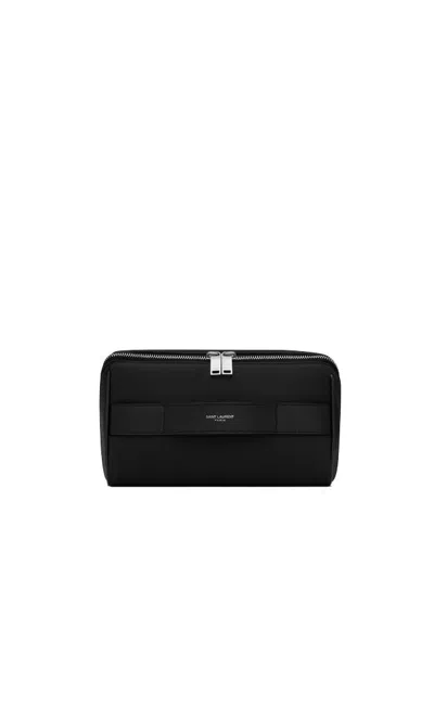 Saint Laurent Logo Print Cube Pouch