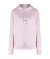 Saint Laurent Printed Cotton-jersey Hoodie In Purple