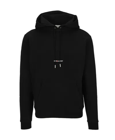 SAINT LAURENT LOGO PRINT HOODIE