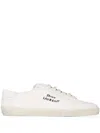 Saint Laurent Logo Print Low Top Sneakers