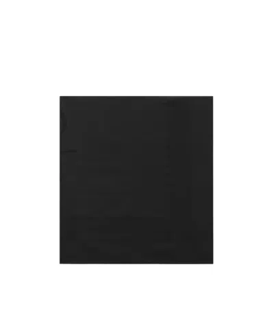 Saint Laurent Logo-print Silk Scarf In Black