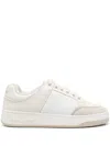 Saint Laurent Logo-print Sneakers In White
