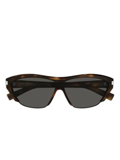 Saint Laurent Eyewear Sunglasses In Brown