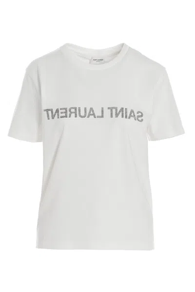 SAINT LAURENT LOGO PRINT T-SHIRT
