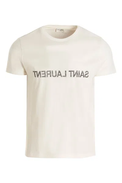 SAINT LAURENT LOGO PRINT T-SHIRT