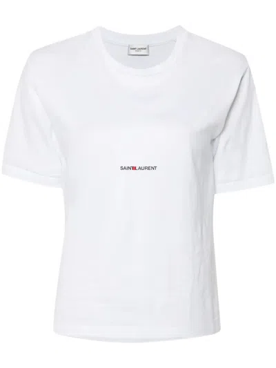 SAINT LAURENT SAINT LAURENT LOGO-PRINT T-SHIRT