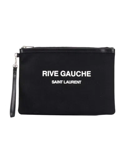 SAINT LAURENT LOGO PRINTED HANDBAG