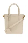 Saint Laurent Mini Toy Shopping Tote Bag In Crema Soft