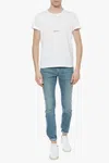 Saint Laurent Logo-print Cotton T-shirt In White