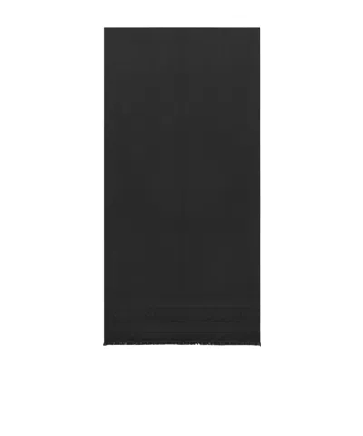 Saint Laurent Logo Scarf In Black