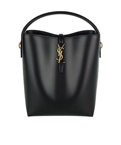 Saint Laurent Le 37 Queens Medium Tote  Bag In White
