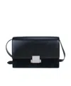 Saint Laurent Logo Shoulder Bag In Black