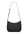 Saint Laurent Logo Shoulder Bag In Black
