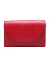 Saint Laurent Logo Shoulder Bag In Red