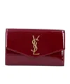 Saint Laurent Logo Shoulder Bag In Red