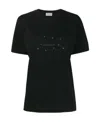 Saint Laurent Stars T-shirt In Black