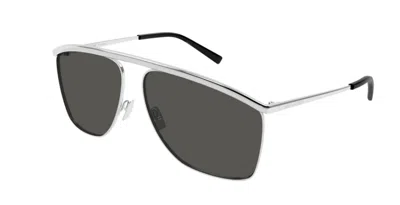 SAINT LAURENT SAINT LAURENT EYEWEAR PILOT FRAME SUNGLASSES