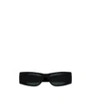 Saint Laurent Logo Sunglasses In Black