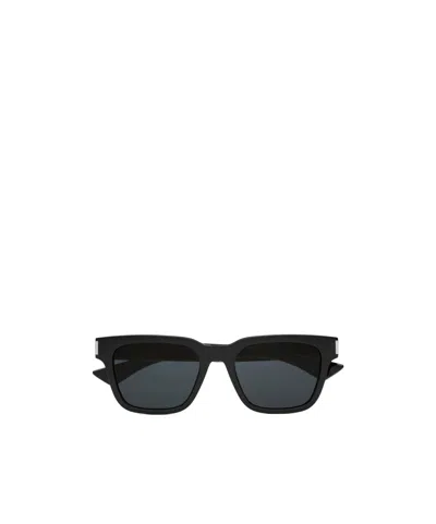 Saint Laurent Logo Sunglasses In Black
