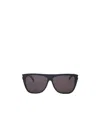 Saint Laurent Logo Sunglasses In Black