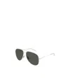Saint Laurent Logo Sunglasses In Black