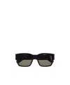 Saint Laurent Logo Sunglasses In Black