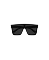 Saint Laurent Logo Sunglasses In Black