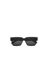 Saint Laurent Logo Sunglasses In Black