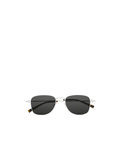 Saint Laurent Logo Sunglasses In Black