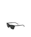 Saint Laurent Logo Sunglasses In Black
