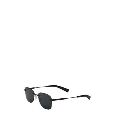 Saint Laurent Logo Sunglasses In Black
