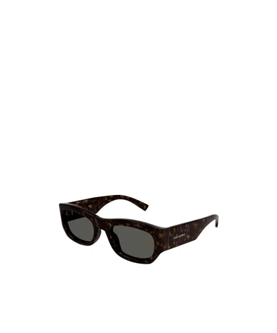 SAINT LAURENT SAINT LAURENT EYEWEAR RECTANGLE FRAME SUNGLASSES