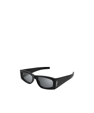 SAINT LAURENT SAINT LAURENT EYEWEAR RECTANGLE FRAME SUNGLASSES