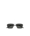 Saint Laurent Logo Sunglasses In Black