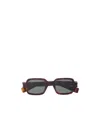 Saint Laurent Logo Sunglasses In Black