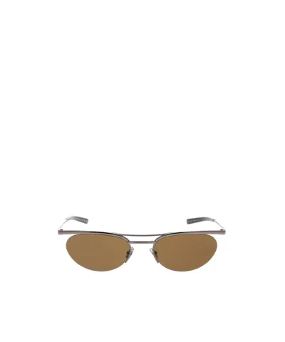 Saint Laurent Sl 862 Oval Sunglasses In Orange