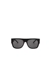 Saint Laurent Logo Sunglasses In Gray