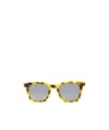 Saint Laurent Logo Sunglasses In Gray