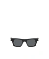 Saint Laurent Sl 461 Rectangular Sunglasses In Gray