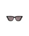 Saint Laurent Logo Sunglasses In Gray