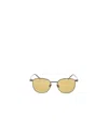 Saint Laurent Round Frame Sunglasses Sunglasses In Nude