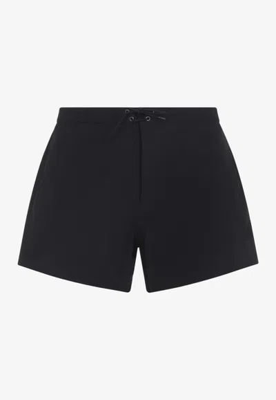 SAINT LAURENT LOGO SWIM SHORTS