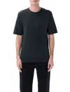 Saint Laurent Logo T-shirt In Black