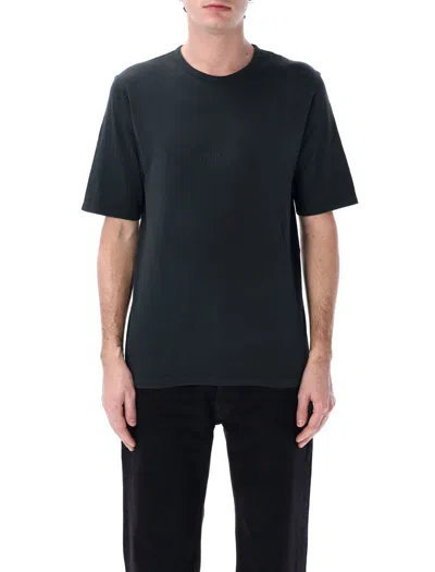 Saint Laurent Logo T-shirt In Black