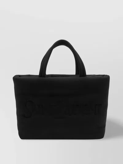 Saint Laurent Logo Tote Bag Soft Texture