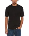 Saint Laurent Logo T-shirt In Black