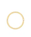 Saint Laurent Logo Tubular Necklace In Yellow